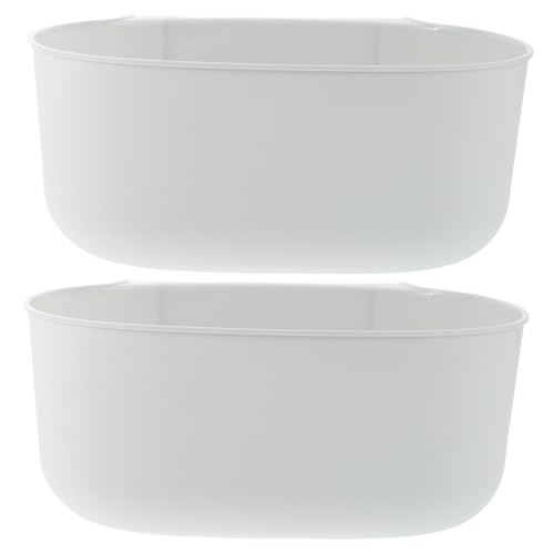 LOLIPPYY 2pezzi Bidone Della Spazzatura Sospeso Per Porta Armadio Da Cucina Contenitore Per Rifiuti in Plastica Salvaspazio Piccolo Cestino Della Spazzatura