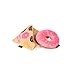 P.L.A.Y. Cute Plush Dog Toys - Coffee Shop Food Themed Durable Squeaker Chew Toy, Great for Puppies & Small, Medium, Large Dogs - Machine Washable, Recycled Materials (Pup Cup Cafe Doughboy Donut)