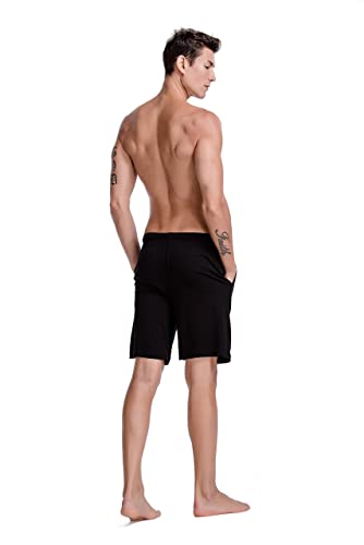CYZ Men's Sleep Shorts - 100% Cotton Knit Sleep Pajama & Lounge Wear4