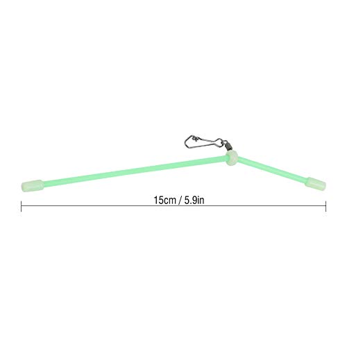 Fishing Line Leader Trace, 5pcs con tubo fluorescente PVC 15 cm miniatura 2