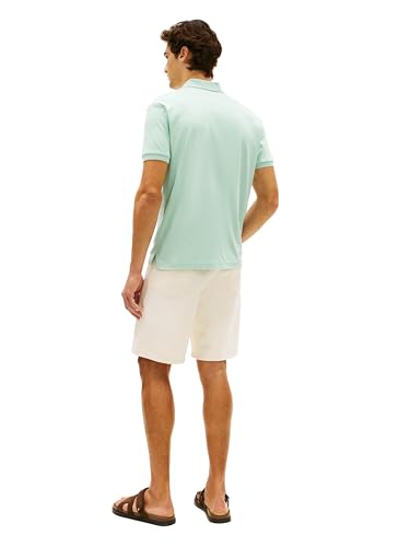 Image of Tommy Hilfiger Mens Short Sleeve Casual Polo Shirts in Regular Fit with Liquid Cotton