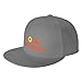 Coal Music Chamberhip-Hop Style Flat-Brim Sun Hat, Combining Fashion with Sunshade Protection.