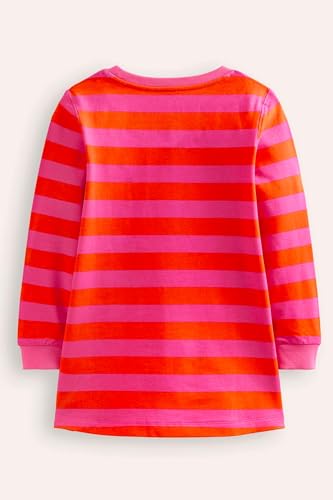Toddler Girl Cotton Long Sleeve Casual Halloween Christmas Cartoon Tunic Playwear Basic Striped Jersey Dresses2
