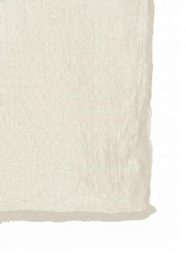 Image of Women's Solid Plain Pure Cotton long Dupatta & Chunnis odhni with pom pom border, 2.25 meter