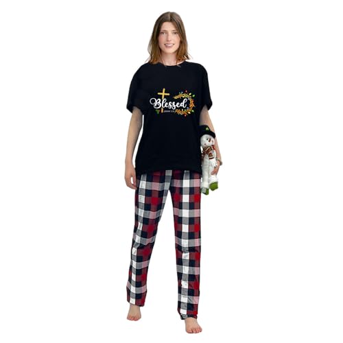 Jesus Is The Reason For The Season Short Christmas Matching Pajamas Short Pajamas Set4