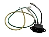 Power Socket 14AWG 019749-A Works with AFG Livestrong Vision HZ Fitness Treadmill
