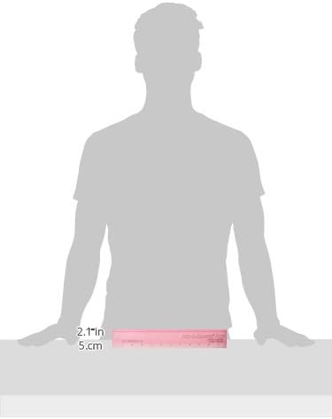CM Designs 12" Plus Pink Ruler Add-A-Quarter PlusPk