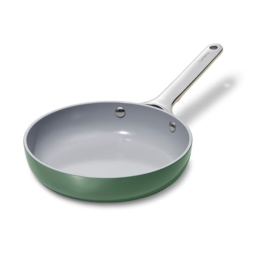 Caraway Nonstick Ceramic Mini Fry Pan (1.05 qt, 8") - Non Toxic, PTFE & PFOA Free - Oven Safe & Compatible with All Stovetops (Gas, Electric & Induction) - Sage