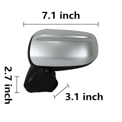 Rétroviseurs extérieurs pour Mazda grand angle vision nette Premacy blanc