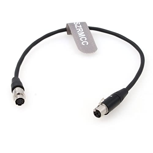 SZRMCC Hawk-Woods DV-SQN4S Audioroot Hirose 4 Pin Buchse auf TA4F Mini XLR 4 Pin Buchse Stromkabel für Soundgeräte 888 833