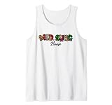 med surge nurse - camicia natalizia con motivo leopardo e bufalo scozzese canotta
