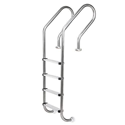 Baranda para piscina en acero inoxidable 4 escalones miniatura 1