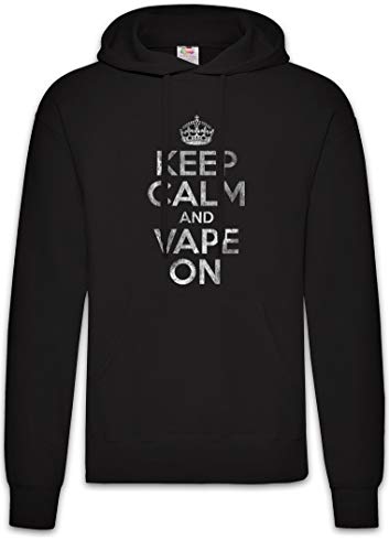 Keep Calm and Vape on Hoodie Sweat à Capuche au style urbain