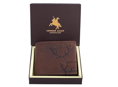 Vintage Brown Leather Wallet For Men, 6 Card Slot | RFID Blocking2