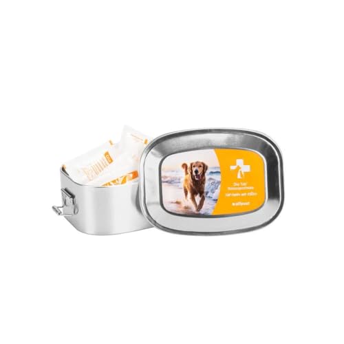 Alfavet Dia Tab, Diät-Ergänzungsfuttermittel für Hunde und Katzen, Reiseapotheke, Kautablette gegen Durchfall, 20 x 5,5g in praktischer Dose