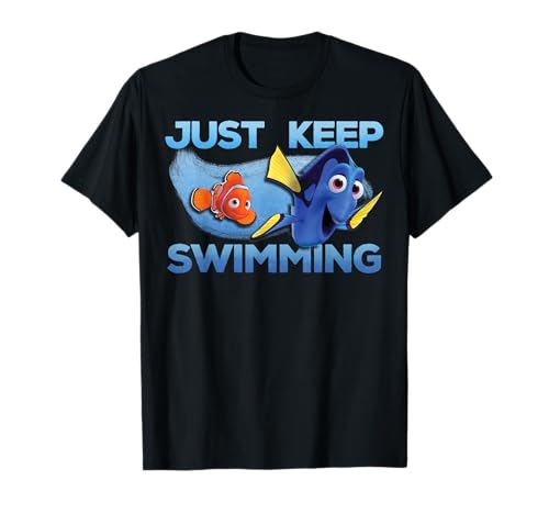 Disney Pixar Finding Dory Just Swimming With Nemo Logo T-Shirt