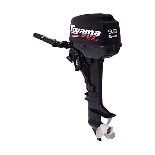 Motor de Popa Toyama 9.8hp 2t Rabeta curta com Marcha e Tanque Externo Tm9.8ts