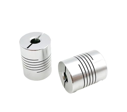 Rigid coupling,Stainless steel rigid coupling 1pcs D20L25 Aluminum Alloy Clamping Coupling Wire Elastic Motor Screw Coupling Inner Hole 3mm/4mm/5mm/6mm/6.35mm/8mm(3mm to 6mm)