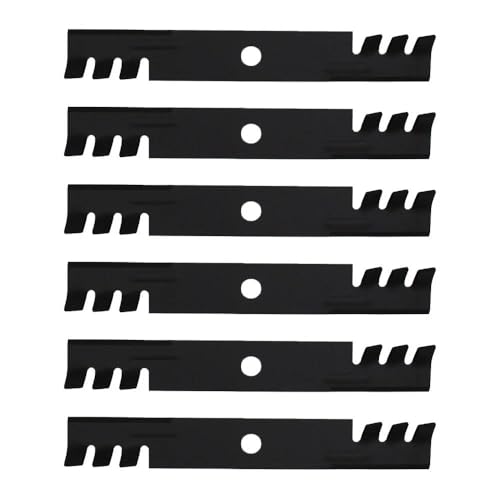 PHUOC LOC THO for 103-6402-S 6 Pack Blades for 52 Fits for Exmark Lazer Z 18' Has 15/16 Center