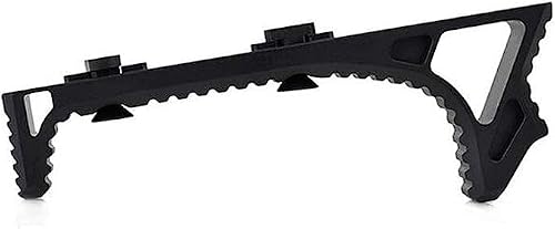 FIRECLUB Multicolour Aluminum Link Curved Angled Hand Stop for M LOK Compatible Handguard Rail System Black
