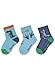 Sterntaler Baby Jungen Baby Socken Söckchen 3er Pack Dino - Socken Baby, Babysöckchen, Babysocken - aus Baumwolle - hellblau, 18