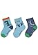 Sterntaler Baby Jungen Baby Socken Söckchen 3er Pack Dino - Socken Baby, Babysöckchen, Babysocken - aus Baumwolle - hellblau, 30