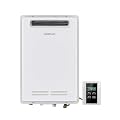 Natural Gas Tankless Water Heater, Camplux On Demand Hot Water Heaters Whole House, 6.86 GPM, Outdoor