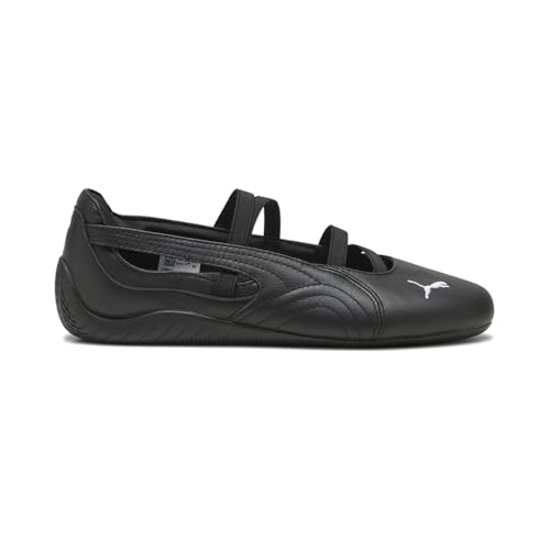 PUMA Womens Speedcat Leather Ballet Flats Casual - Black - Size 5.5 M