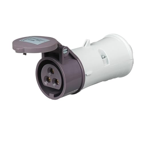 Enchufe de aviación industrial 2 núcleos bajo voltaje impermeable 3 agujeros 32A 40-50V 2
