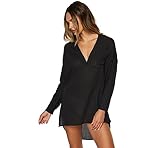 Longueur mini : 77 cm O\'NEILL Belizin Robe cache-maillot de bain pour femme, noir, taille S, Noir  Belizin, Small