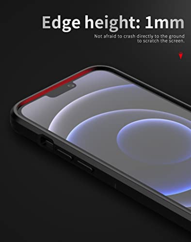 Case for Huawei P60 / Huawei P60 Pro,Hybrid Heavy Duty Protection Shockproof Defender Kickstand Armor Case Cover,Black