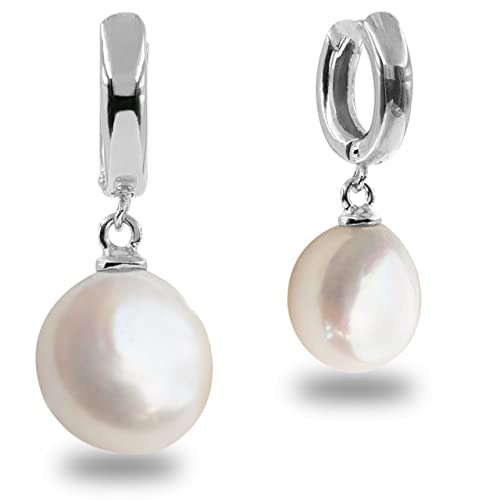 IDEALE PER REGALO: Gli orecchini sono forniti in una bellissima scatola di gioielli di alta qualità con l'etichetta e il certificato di origine delle perle. Perfetto per un regalo di compleanno, Natale, festa della mamma, un anniversario o qualsiasi altra occasione.