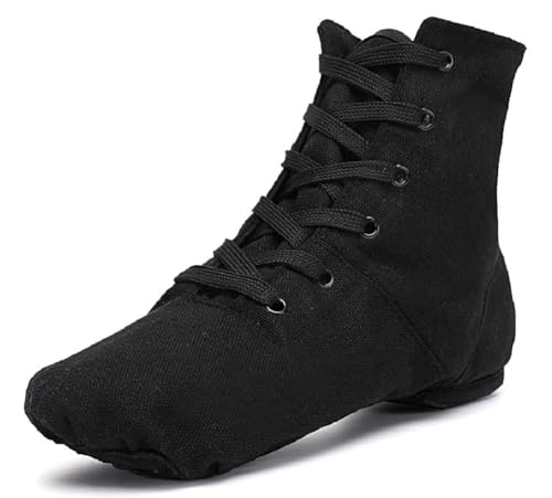 Image of Canvas Jazz Dance Boots Ballet Dancing Sneakers for Adult Men Women