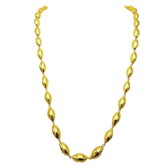 Kritika Kolhapuri Bormal Maharashtrian Traditional Gold Plated Dholki Bead Mala For Women and girls (B0D47HZ1SW) Amazon Price History, Amazon Price Tracker