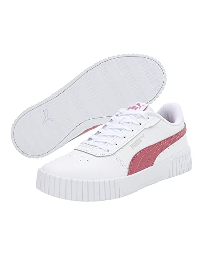 Image of Puma Womens Carina 2.0 White-Dusty Orchid-Silver Sneaker - 5 UK (38584906)