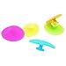 Ergonflow Facial Cleansing Brush,Soft Silicone Face Scrubber,Manual Facial Exfoliation Scrub for Massage Pore Cleansing and Exfoliating (5 Pack)