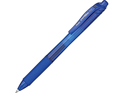 Pentel EnerGel X Roller Retráctil Tinta Azul Mediano Docena miniatura 6