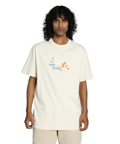 Image of Puma Unisex's Graphic Print Relaxed Fit T-Shirt