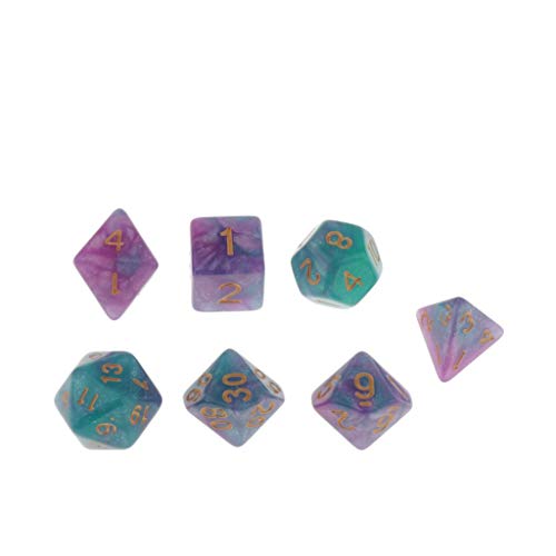 Sharprepublic Dadi Poliedrici 14x D4-D20 per