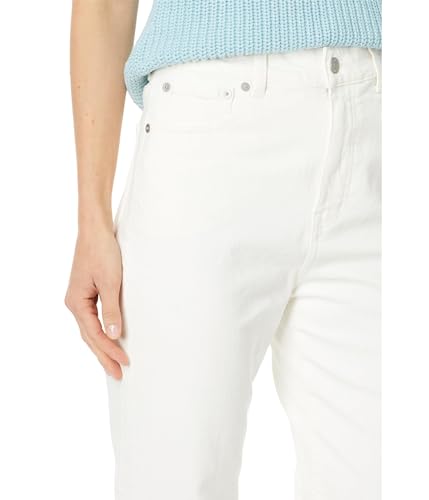 Madewell Women's The '90s Straight Crop Jean in Tile White3