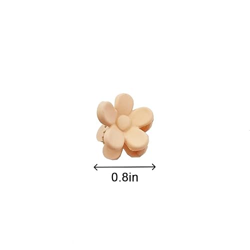 Miniatura 4 de Venrodi Pinzas pequeñas para el cabello de flores, mini pinzas para el cabello para niños pequeños, pinzas de flores para cabello fino, pinzas de