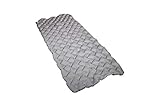 Disc-O-Bed XL Quilted Disc-Pad, Portable Camping Cot Accessory Inflatable Mattress Sleeping Pad with Patch Kit and Carry Bag, Gray