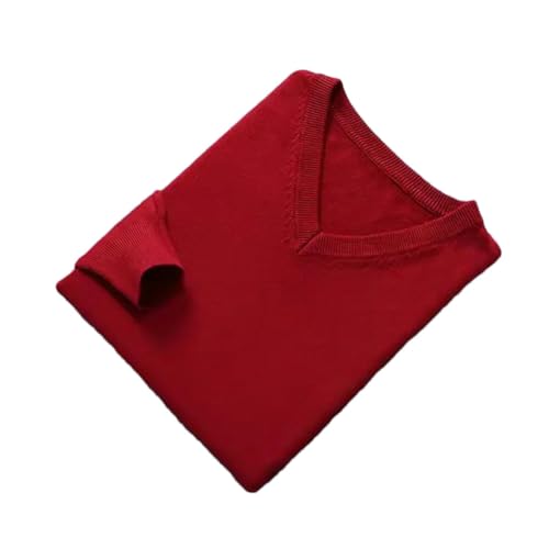 Classic V-Neck Pullover Men Sweater Work Regular All-Match Jumper Male Knitted Sweaters