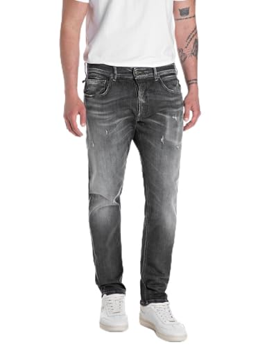Jeans homme Replay Willbi moderne avec effet vieilli authentique
