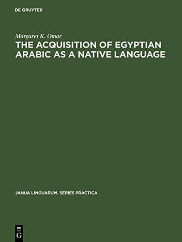 Buy The Acquisition of Egyptian Arabic as a Native Language — BookShops.in