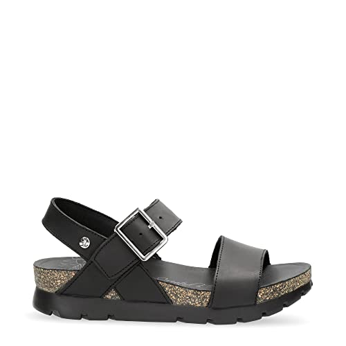 Panama Jack Sandalias de Mujer Sandy B2 Napa Grass Negro/Black 38 EU