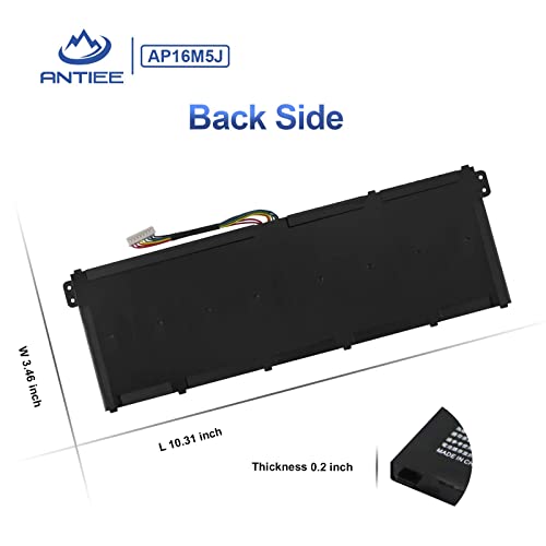 Antiee Ap16M5J Laptop Battery For Acer Aspire 1 A114-31 A114-32 Aspire 3 A314-31 A314-32 A314-41 A315-21 A315-21G A315-22 A315-31 A315-32 A315-33 A315-41 A315-51 A315-53 A315-53G 2Icp4/80/104 #TOP7