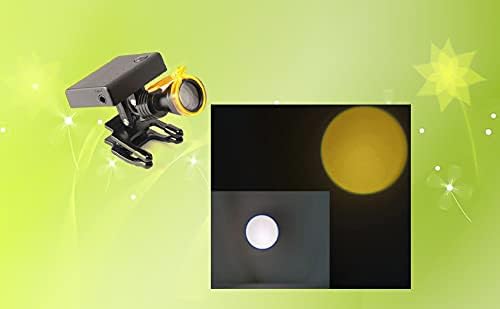5W Battery LED Headlight with Optical Filter Loupes for Glasses Headlamp Clip-on Type