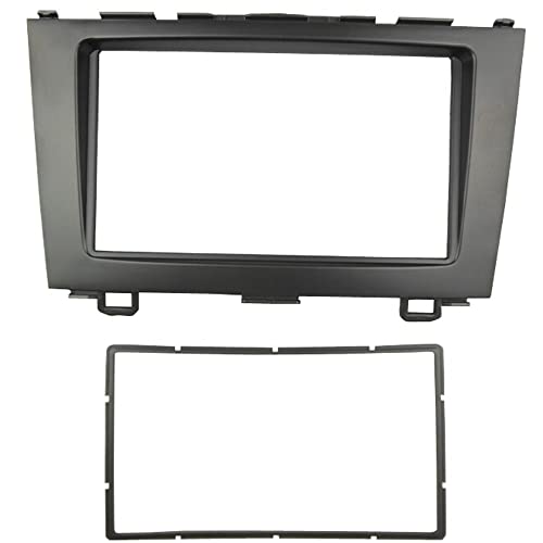 DKMUS Double Din Radio Dash Installation Mount Trim Kit Compatible with Honda CR-V CRV 2007-2011 Stereo Bezel