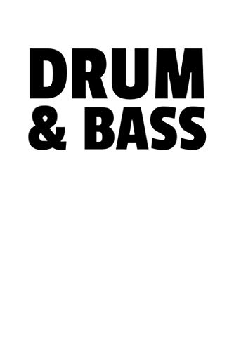  Drum Bass: Notizbuch Journal Tagebuch 100 linierte Seiten  6x9 Zoll (ca. DIN A5)